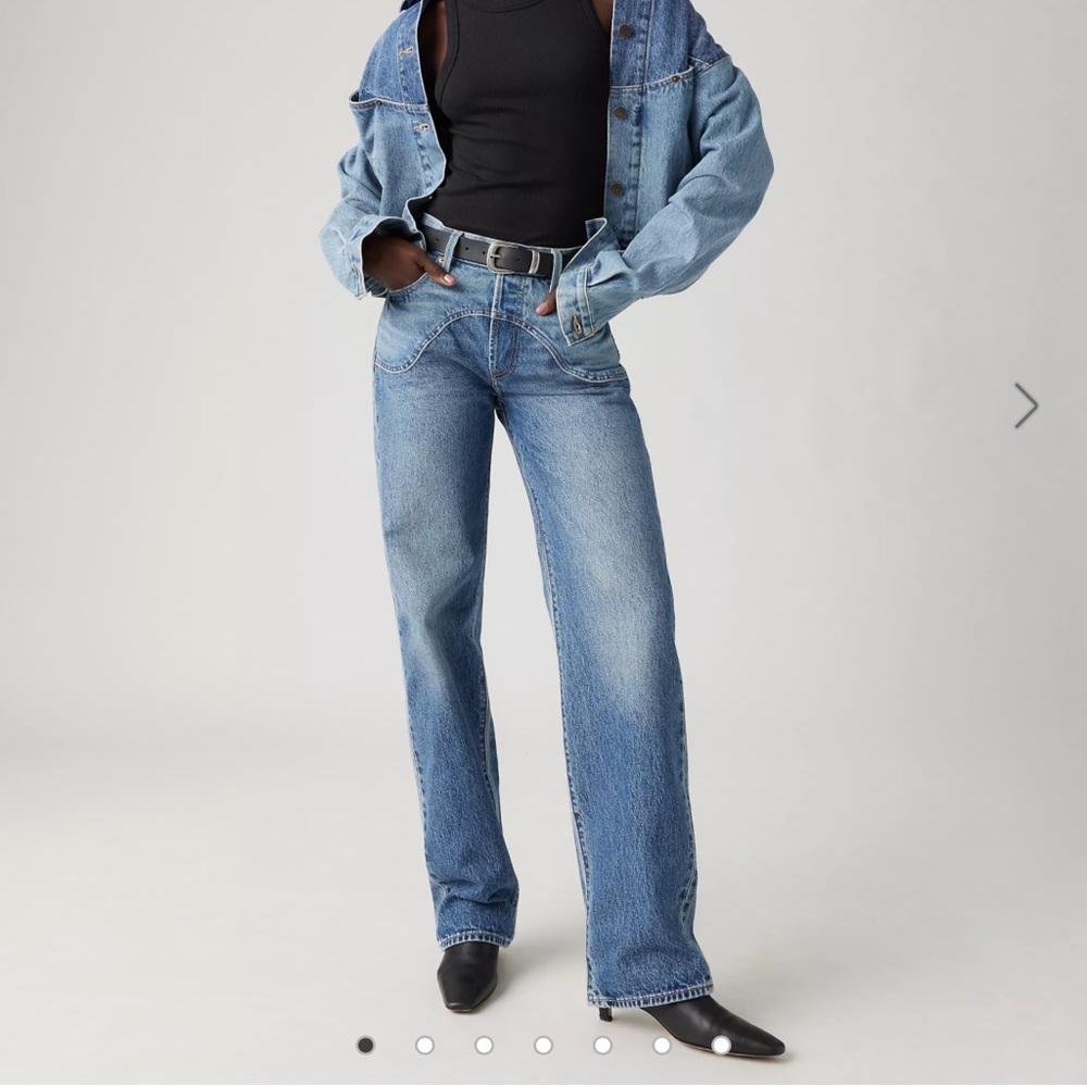 Levi's Women's Straight Leg Blue Jeans